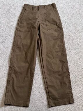 Uniqlo Wide Fit Baker Pants Womens XS High Waisted Trouser
